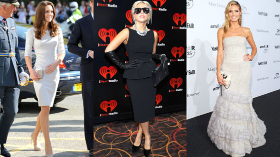 Kate Middleton, Duchess Catherine, Lady Gaga, Heidi Klum Kate Middleton, Duchess Catherine, Lady Gaga, Heidi Klum